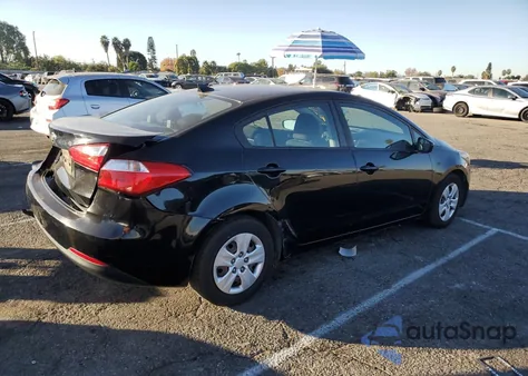 2016 Kia Forte Lx из США, поврежденный, VIN KNAFK4A6XG5496658